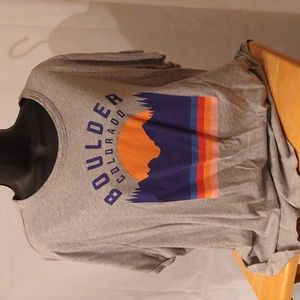 Ladies Gray Boulder Colorado t-shirt by Old Navy size XXL